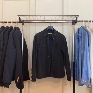 WORN ONCE AllSaints Black Denim L/S western shirt